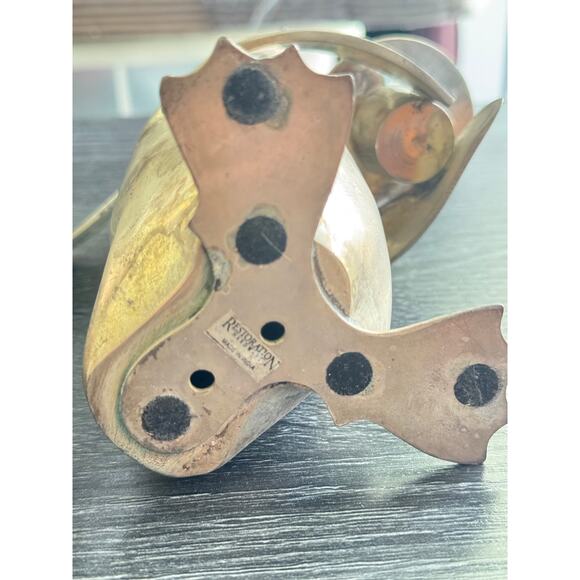 Set Of 3 Restoration Hardware Metal Silver Tone Penguin Candle Holder Figurines - Picture 3 of 6